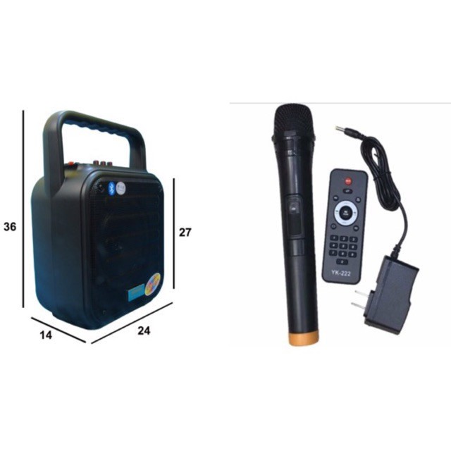 LOA BLUETOOTH KARAOKE TEMEISHENG A6-4 TẶNG KÈM 1 MICRO KO DÂY