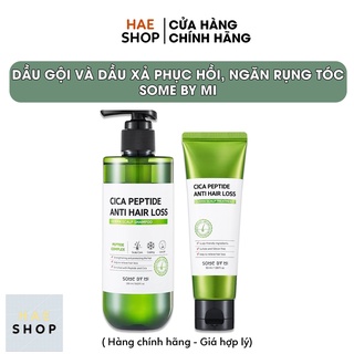 Dầu gội và dầu xả phục hồi, ngăn rụng tóc some by mi cica peptide hair loss