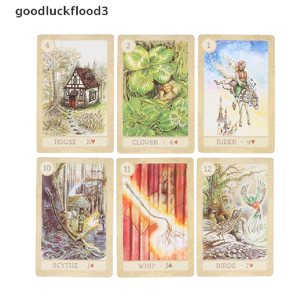 Bộ Thẻ Bài Tarot In Hình Fairy Tale Lenormand Oracle Độc Đáo