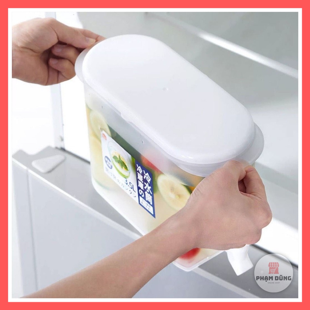 Bình để nước tủ lạnh 3,5 lít , bình để nước ép trái cây