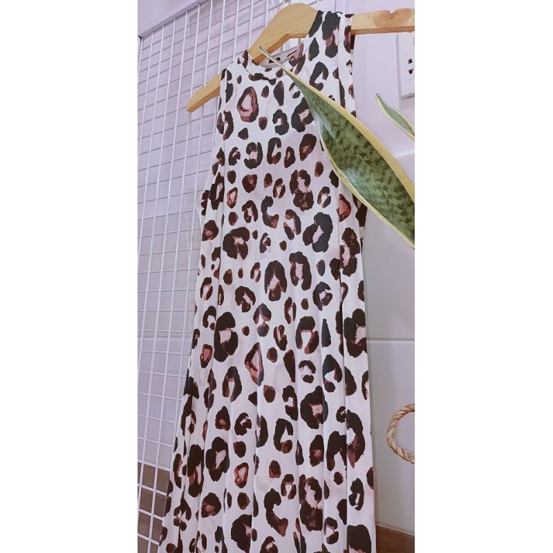Đầm maxi hoạ tiết beo | BigBuy360 - bigbuy360.vn