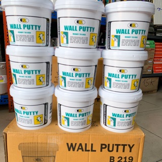 WALL PUTY BOSNY 1.5kg. Made in Thái lan. Trám trét tường, khe nứt.