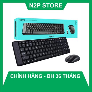 Bộ combo chuột bàn phím không dây Logitech MK220