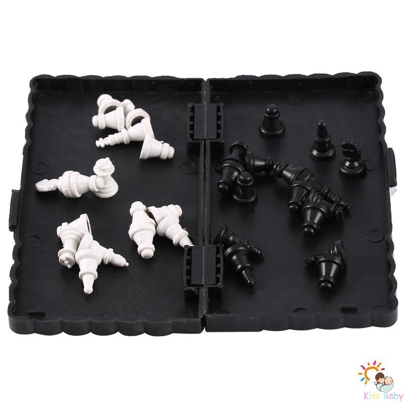 Bộ cờ vua nam châm bằng nhựa bỏ túi gấp gọn được