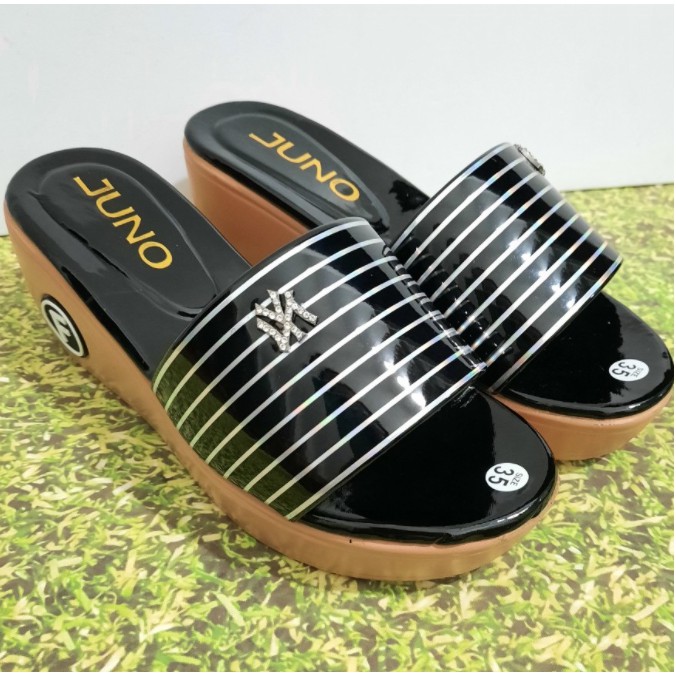 XẢ KHO DÉP GUỐC QUAI KẺ NGANG ĐẾ XUỒNG 6CM