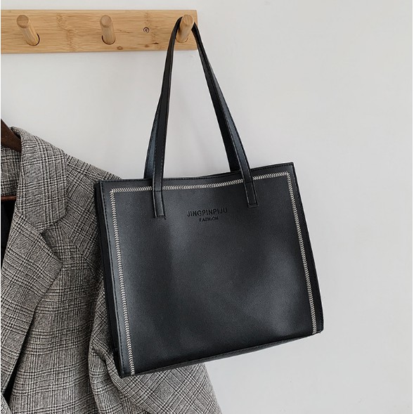 Túi xách nữ đeo vai Hàn Quốc phong cách vintage size lớn BAGROOM da PU mềm cao cấp | BigBuy360 - bigbuy360.vn