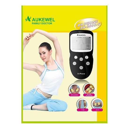 [BH 3 năm] Máy Massage xung điện trị liệu cao cấp thương hiệu Đức Aukewel Dr Phone AK-2000-V