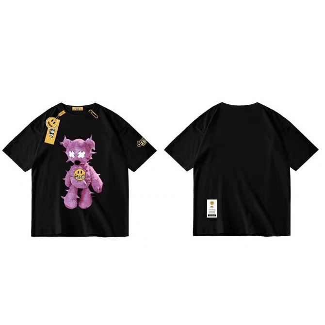 ￼￼￼Áo thun tay lỡ unisex Drew new 2022 S08 cho bé và gia đình , samyy_vn