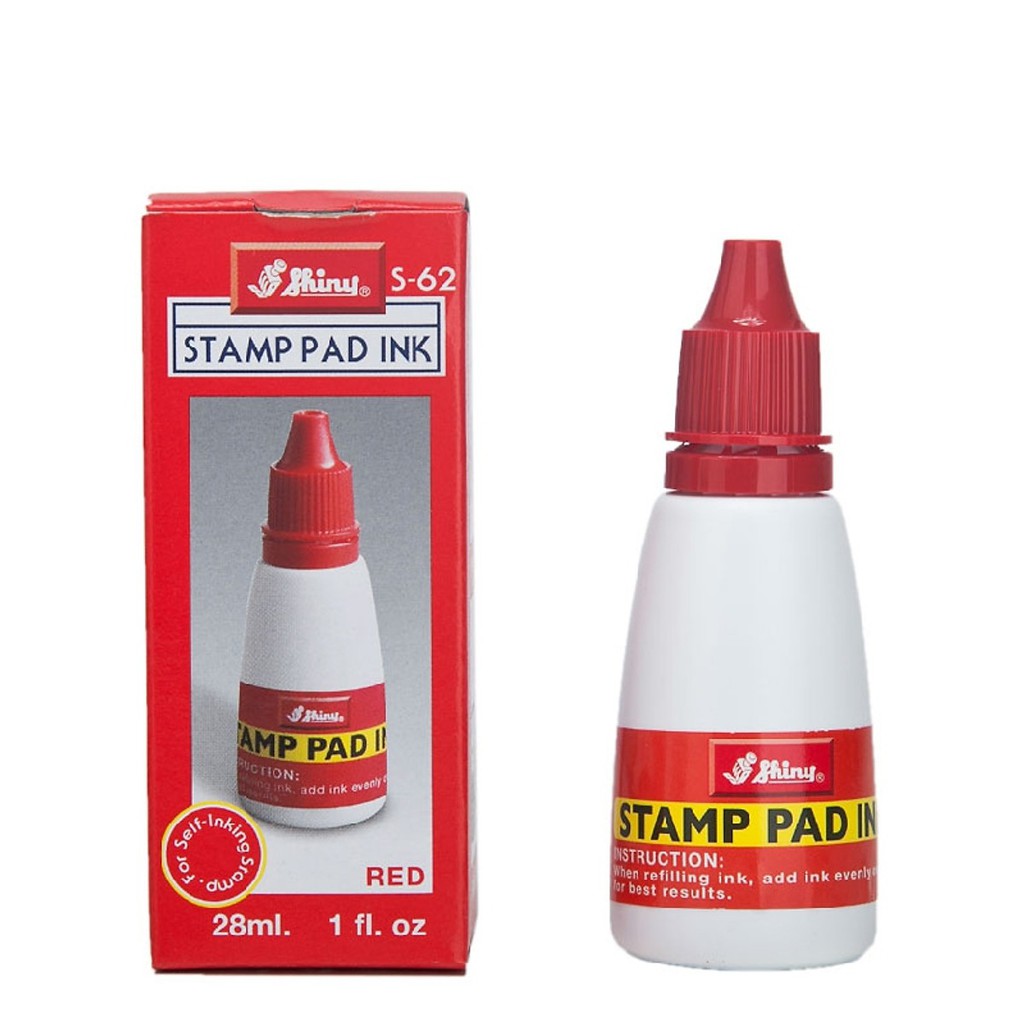 12 lọ Mực dấu Shiny 28ml  ( Bảo hành chính hãng )