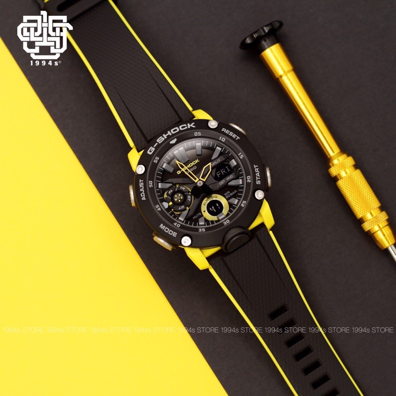 Đồng hồ nam Casio G-SHOCK GA-2000-1A9 chính hãng 48,7mm