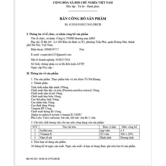 [Rẻ vô địch][Sỉ] - TỐ NỮ KHANG - CẢI THIỆN V1 - SÁNG DA - CẢI THIỆN NỘI TIẾT TỐ NỮ | BigBuy360 - bigbuy360.vn