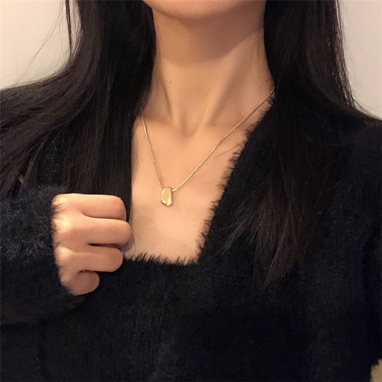 Dây Chuyền Đính Đá Hình Giọt Nước Sang Trọng 19A1386