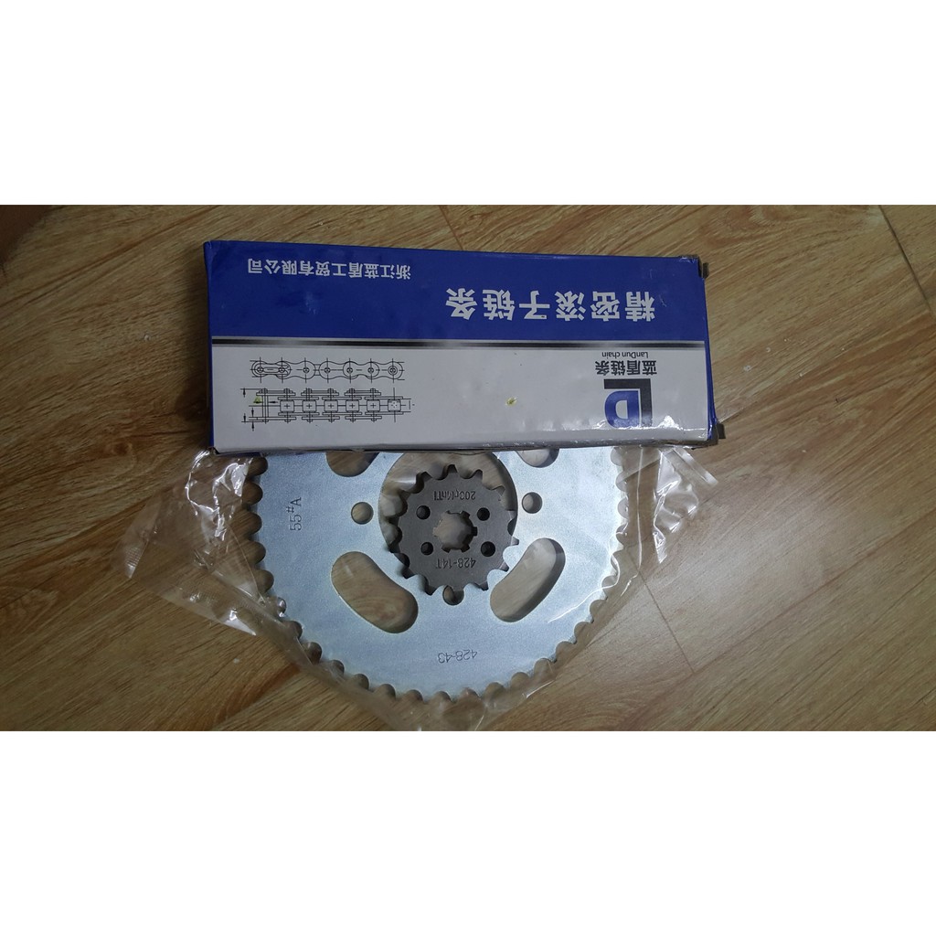 Nhông xích 14-43  xe yamaha yb125sp