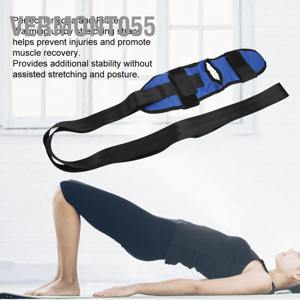 Vermont055 Đai kéo giãn chuyên nghiệp Yoga Pilates Dây đai phục hồi chức năng chân Thiết bị tập thể dục