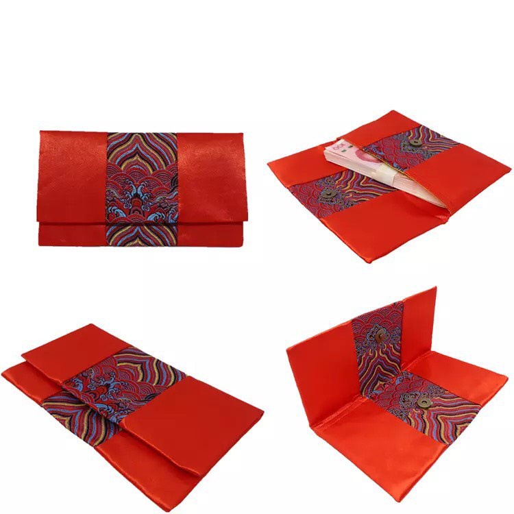 BAO LÌ XÌ VẢI GẤM CAO CẤP TRUNG HOA , LÌ XÌ TẾT