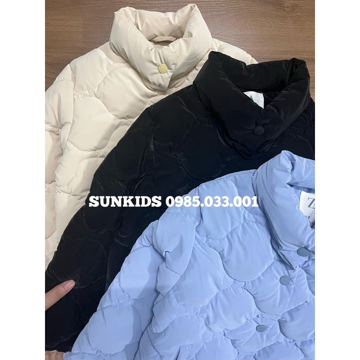 Áo khoác bomber bé gái trần trám ZR