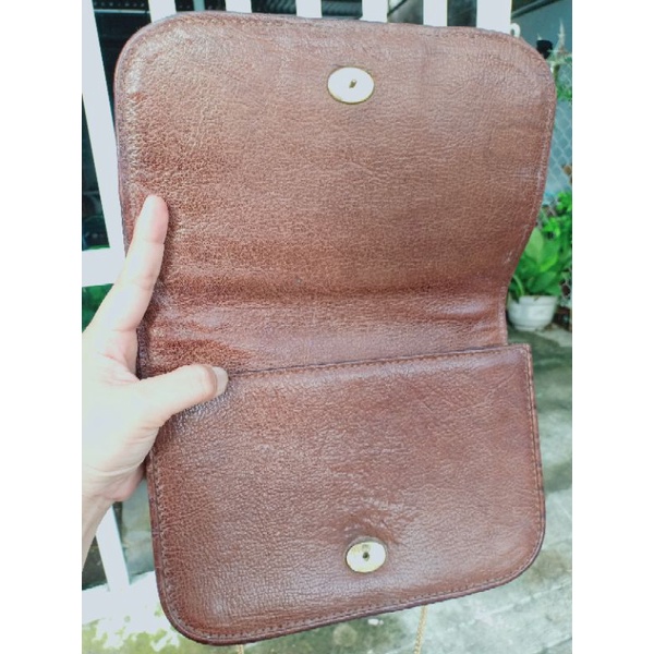 Túi đeo chéo cá sấu caiman thật