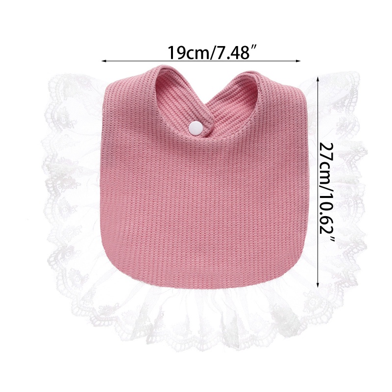 Yếm Ăn Vải Cotton Mềm Thấm Hút Tốt 11 Màu Xinh Xắn Cho Bé