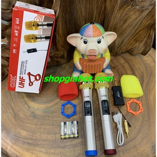((( BỘ ĐÔI ))) 2 Micro đa năng không dây UHF 518C