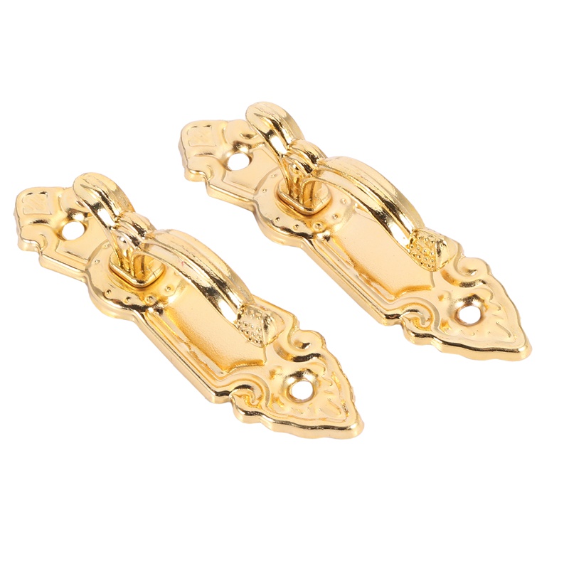 Vít gắn rèm Tua Thắt lưng Móc treo tường 2PCS Tông màu vàng