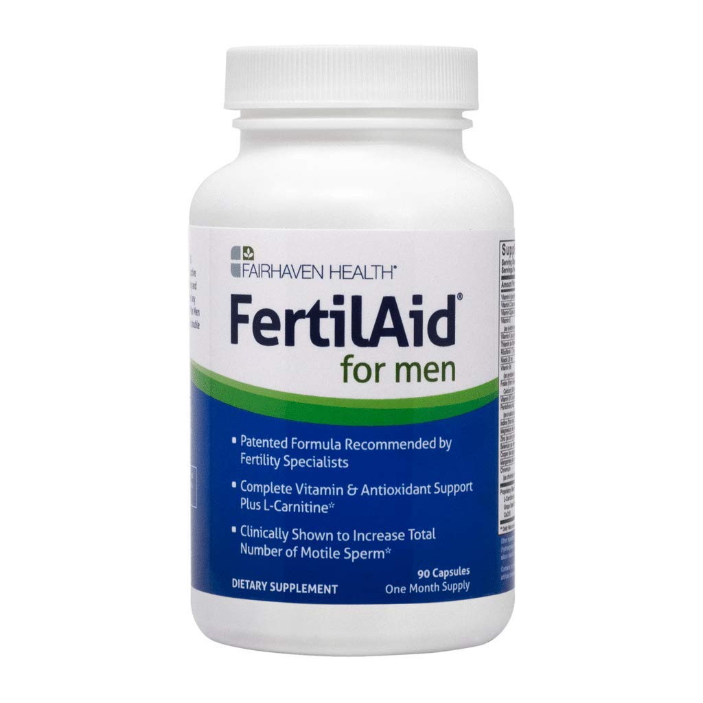 FertilAid for Men, hỗ trợ sinh sản nam giới, tăng khả năng có con, 90 viên - mẫu mới - hàng Mỹ