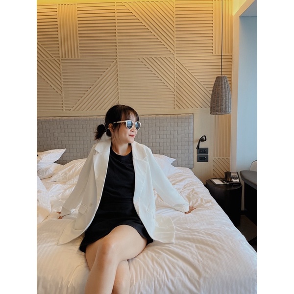Áo khoác blazer mẫu mới vải cao cấp đứng form 2 lớp vest suit nữ RUCHAN