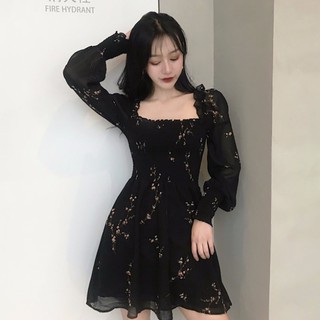 (ORDER) Váy hoa cổ vuông dáng đẹp