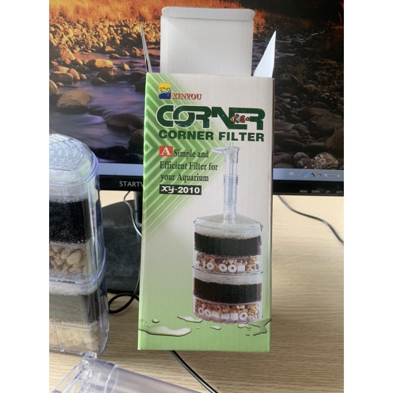 Lọc sủi vi sinh XinYou 2 tầng lọc XY-2010 dùng cho bể cá cảnh