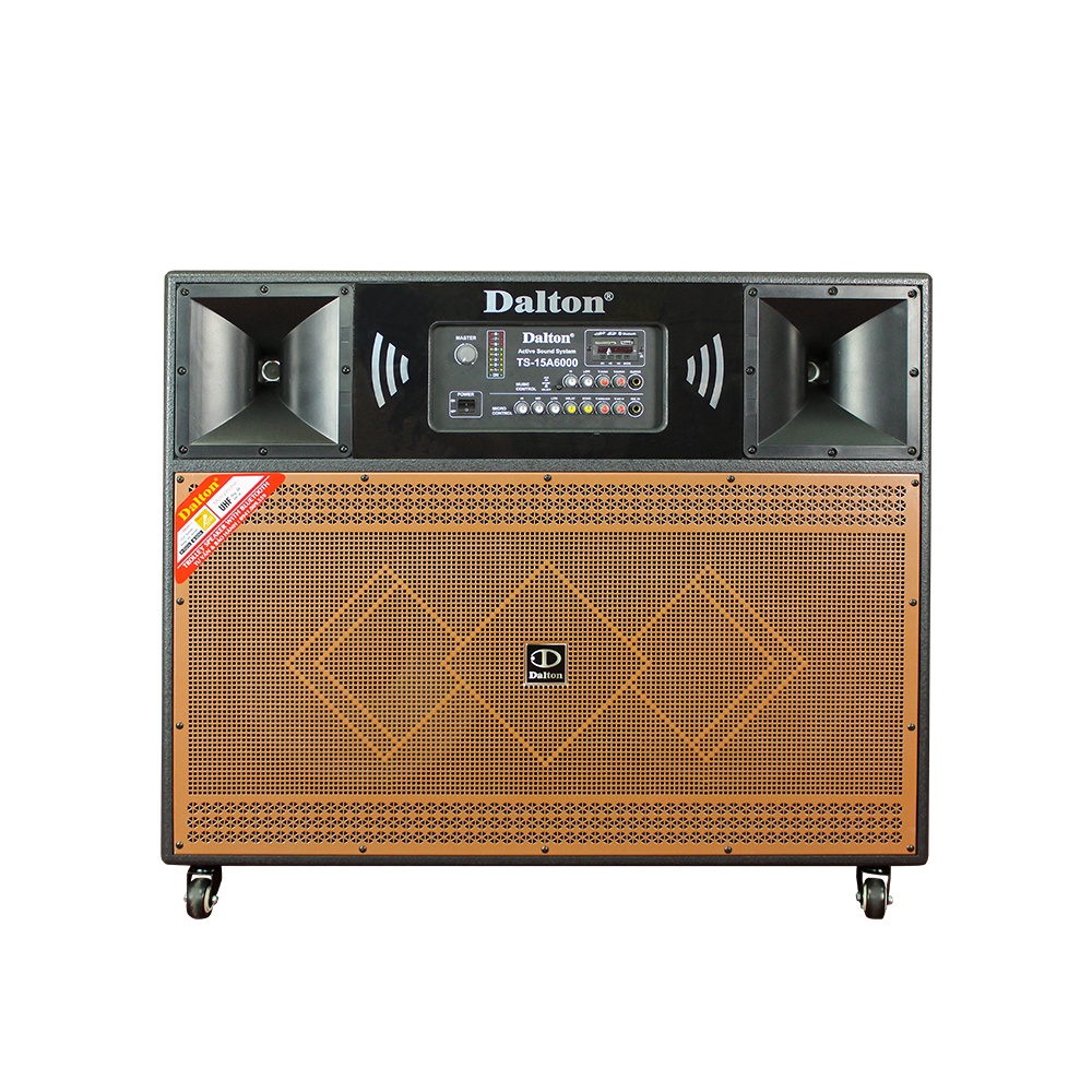 Loa kéo karaoke công suất cao, loa kẹo kéo karaoke Dalton TS-15A6000 công suất 2200W, Bass loa 15 inches x 2 BH 12 tháng