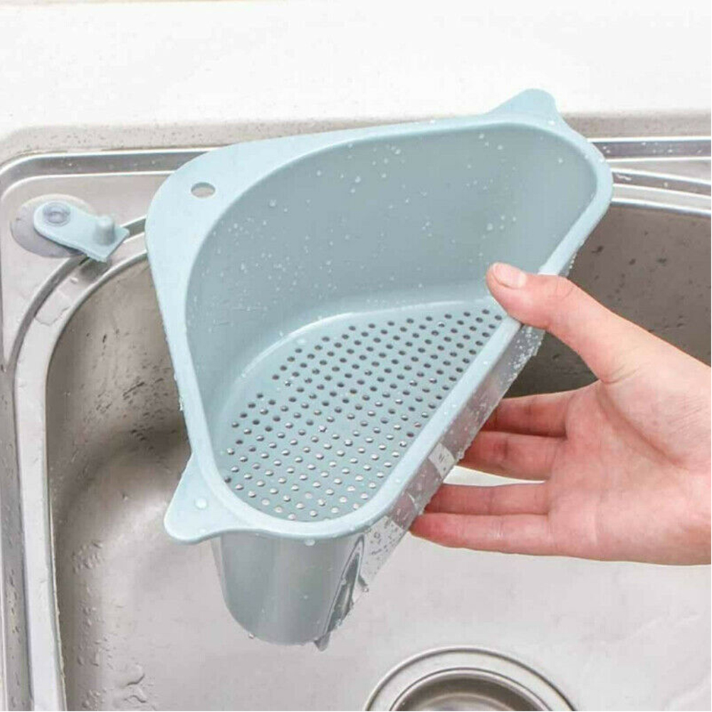 Giá đựng mút rửa chén/ đồ dùng hình tam giác đa năng