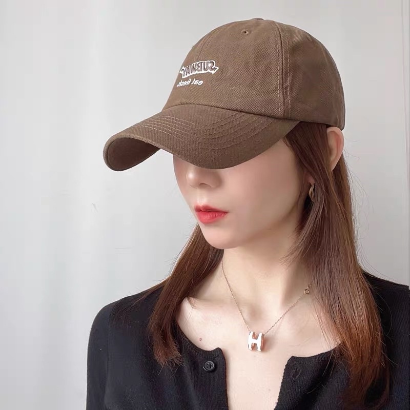 Mũ lưỡi trai subway nón kết nam nữ chất kaki cotton đẹp - LT08