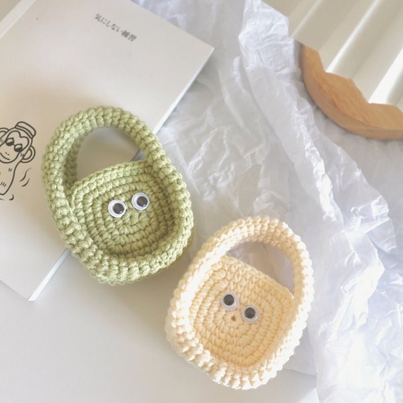 Túi xách mini len móc  đựng airpods,….