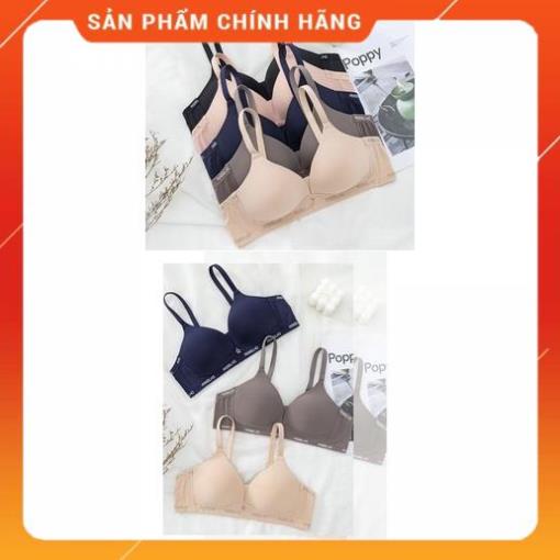 Áo Lót Su Đệm Mỏng Không Gọng Mềm Mát Dây Chữ Ôm Gọn Ngực 3285