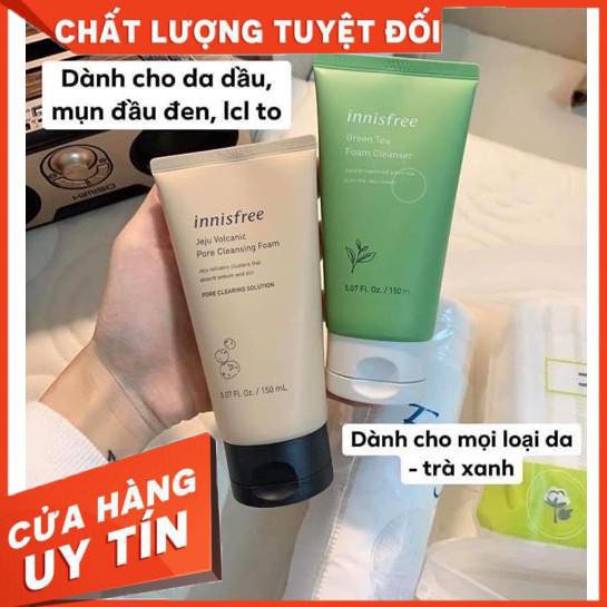 Sữa Rửa Mặt Innisfree Giúp Loại Bỏ Các Chất Bụi Bẩn Hàn Quốc