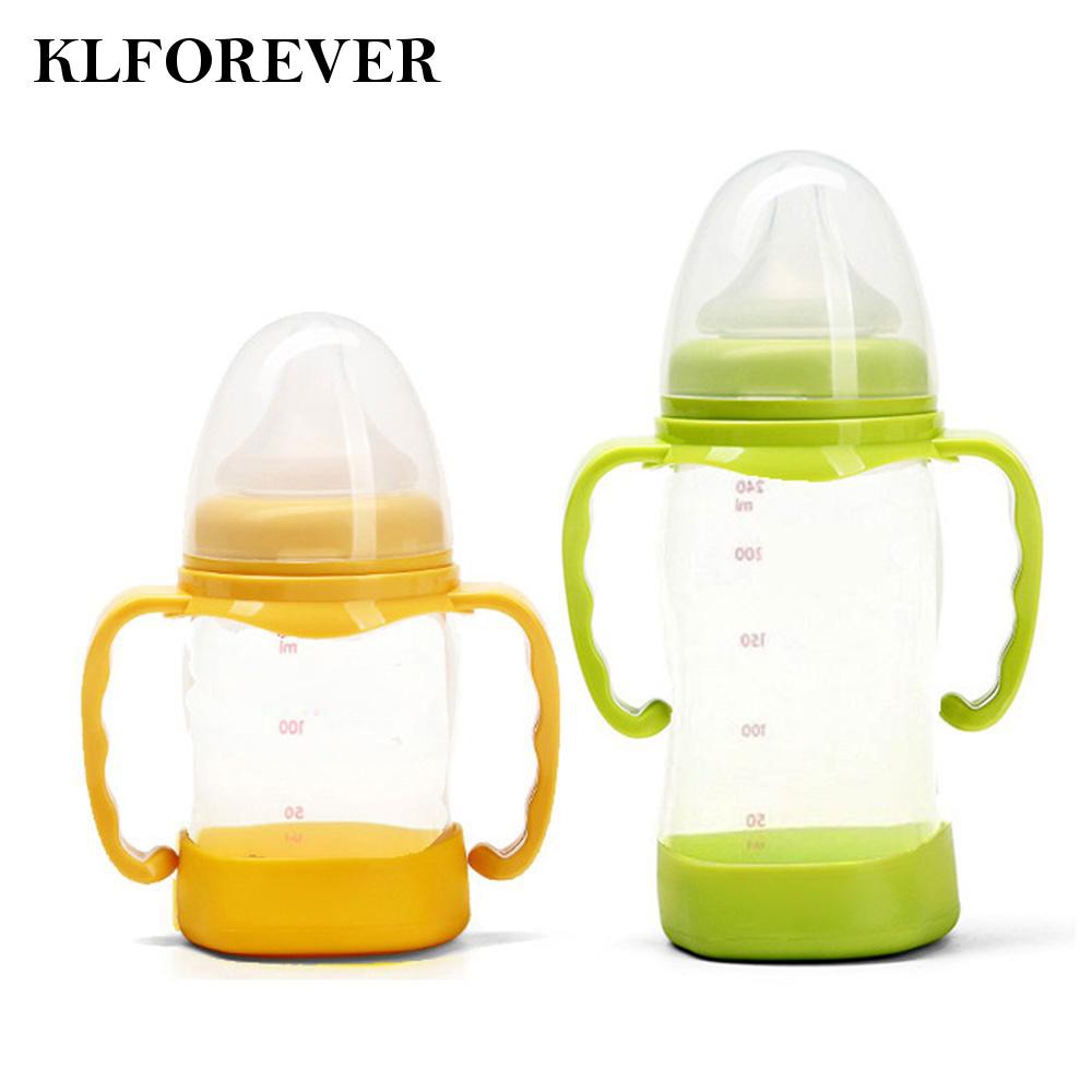 klforever11 Baby Bottle Handle Grip Wide-neck  1PC PPSU/PP Feeding Bottles for Infants Handles Popular