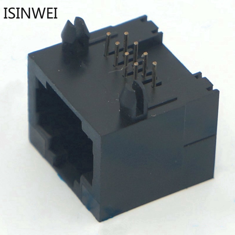 Set 5 cổng cắm RJ45 56 8P8C bằng nhựa gắn cáp mạng