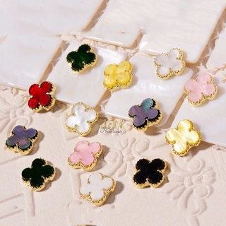 Charm nail Cỏ bốn lá trang trí móng