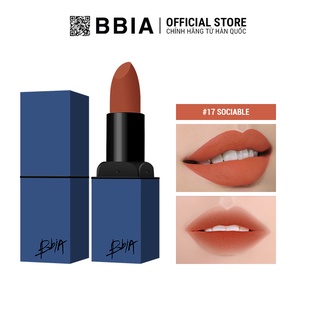 Son Thỏi Lì Bbia Last Lipstick Version 4 -17 Sociable (Màu Cam Cháy) 3.5g - Bbia Official Store