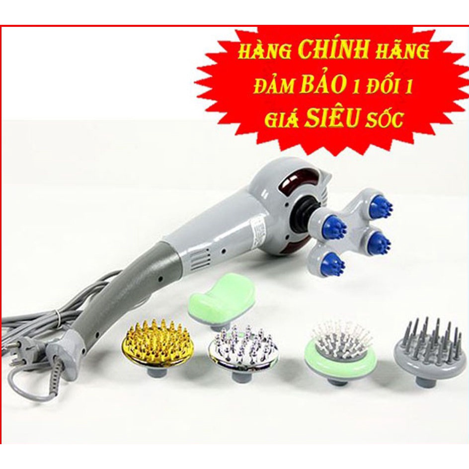 Máy Đấm Lưng 7 Đầu Xoa Bóp - Máy Massage Cầm Tay