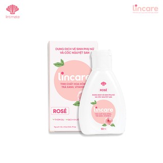 Dung dịch vệ sinh phụ nữ và cốc nguyệt san Lincare Rose 50ml [SP Chính Hãng]
