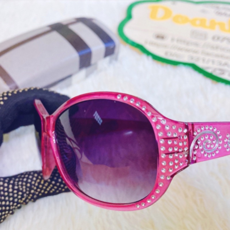 Kính râm nữ trung niên L003 gọng tím sắc tím,thanh lịch,trang trọng
