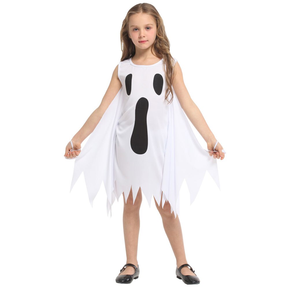 Bộ Đồ Hóa Trang Ma Màu Trắng Độc Đáo Dịp Halloween Cho Bé