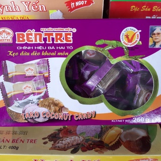 Kẹo dừa Bến Tre dẻo khoai môn ( hộp 250g )