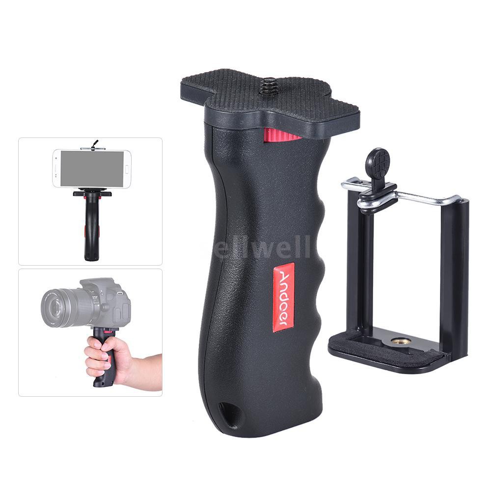 Tay cầm chống rung mini Andoer vít 1/4 Inch có thể điều chỉnh cho điện thoại thông dụng | BigBuy360 - bigbuy360.vn