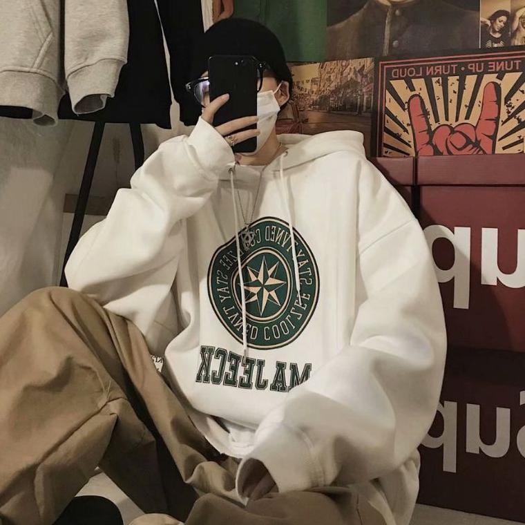 Những kiểu mới nhất... Áo Hoodie Oversize Hàn Quốc Majeck BIGSIZE (S - 6XL) Jumbo Oversize Logo Ngôi Sao 8ZM