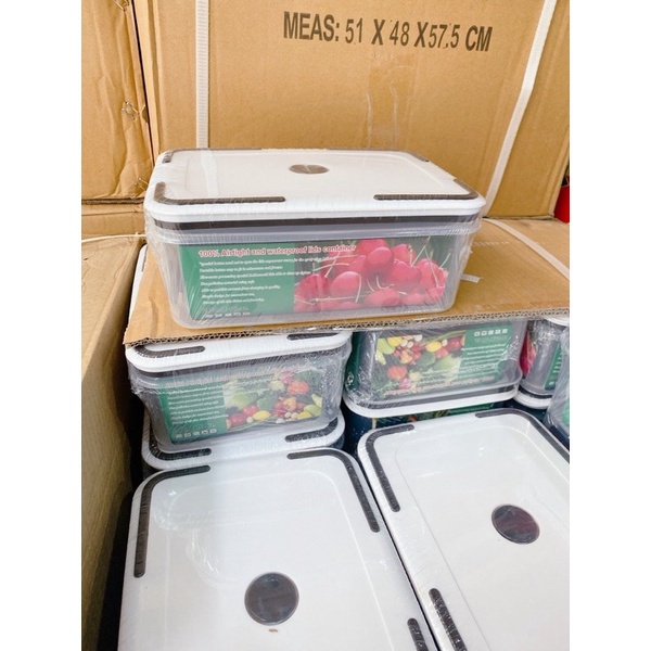 Bộ 5 Hộp Nhựa Đựng Thực Phẩm Để Tủ Lạnh, Bảo Quản Hạn Chế Mùi Hôi - Gọn Nhẹ Thích Hợp Mang Đi Dã Ngoại