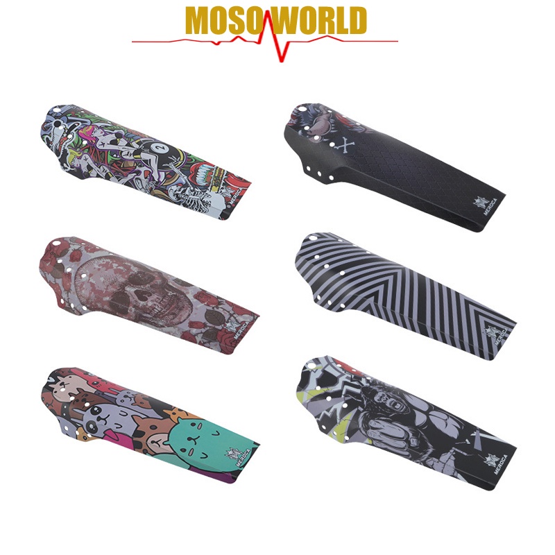 Tấm chắn bùn MOSOWORLD in họa tiết 3D nhiều màu bắt mắt cho xe đạp leo núi