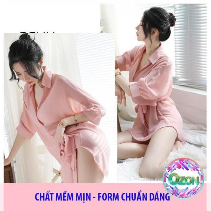 Áo Sơ Mi Ngủ Nữ Dài Quyến Rũ Cao Cấp B1030