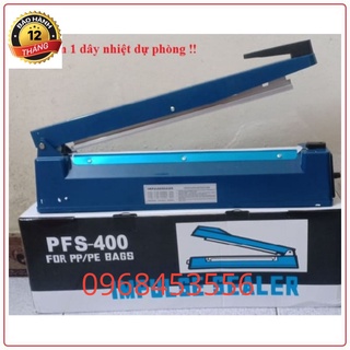 Máy ép miệng túi pfs 400| máy ép miệng túi pfs 40cm nhựa|máy cắt ép màng co 40cm nhựa| máy hàn miệng túi pfs-400 mm nhựa