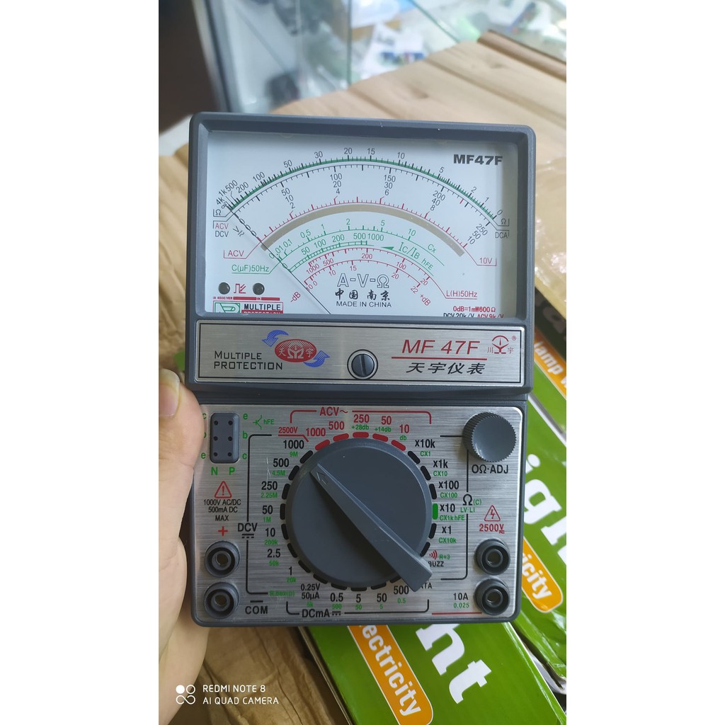 Đồng hồ vạn năng MF47F hiển thị kim